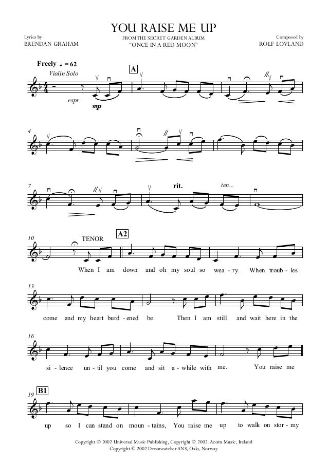 You raise me up partitura para piano pdf online